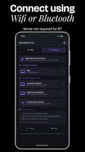اسکرین شات 2 برنامه Remote Mouse Keyboard Wifi/BT