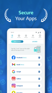 اسکرین شات 1 برنامه AppLock Pro - App Lock & Guard