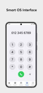 اسکرین شات 2 برنامه iCall OS Dialer & Call Screen