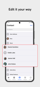 اسکرین شات 6 برنامه iCall OS Dialer & Call Screen