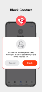 اسکرین شات 4 برنامه iCall OS Dialer & Call Screen