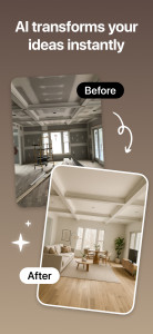 اسکرین شات 4 برنامه Home Planner AI: Room Interior