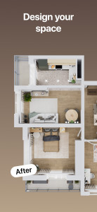 اسکرین شات 2 برنامه Home Planner AI: Room Interior