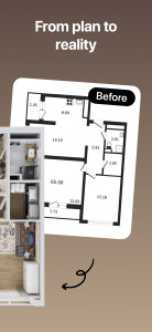 اسکرین شات 3 برنامه Home Planner AI: Room Interior