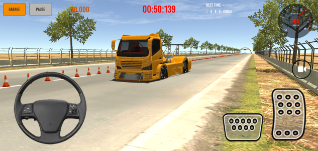 اسکرین شات 1 بازی IDBS Drag Truk Simulator