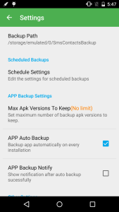 اسکرین شات 4 برنامه Super Backup & Restore