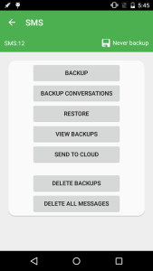 اسکرین شات 3 برنامه Super Backup & Restore