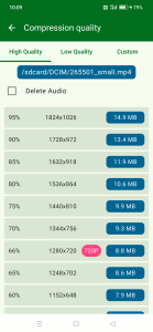 اسکرین شات 3 برنامه Video Compressor &Video Cutter