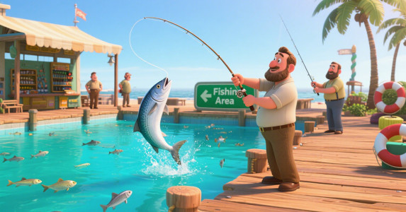 اسکرین شات 1 بازی Idle Fishlandia - Tycoon Game