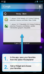 اسکرین شات 5 برنامه Swiss Traffic