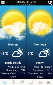 اسکرین شات 1 برنامه Weather for Switzerland