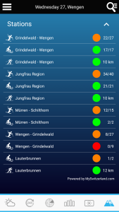 اسکرین شات 2 برنامه Weather for Switzerland