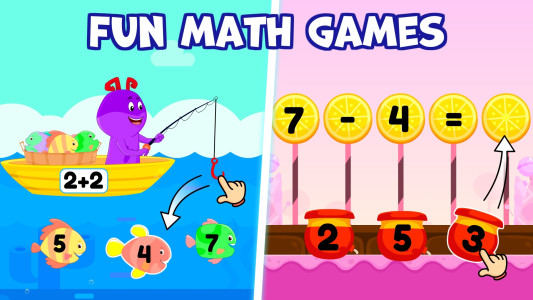 اسکرین شات 2 بازی Addition and Subtraction Games