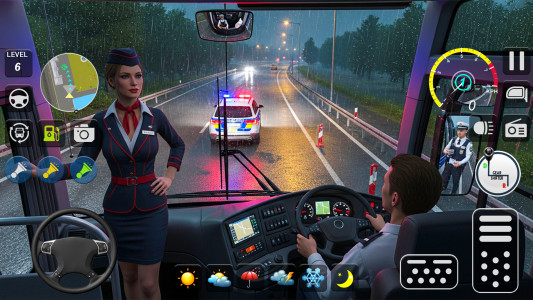 اسکرین شات 3 بازی Bus Simulator Game - Bus Games