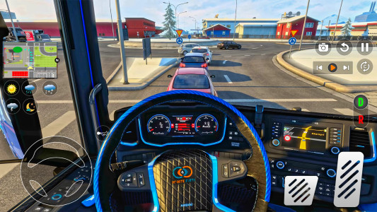 اسکرین شات 2 بازی US Cargo Truck Driving 3D Game