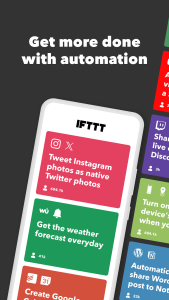 اسکرین شات 1 برنامه IFTTT - Automate work and home