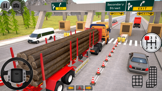 اسکرین شات 4 بازی Semi Truck Driver: Truck Games