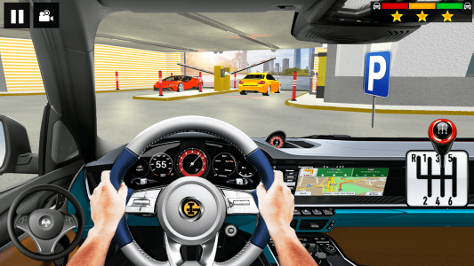 اسکرین شات 3 برنامه Real Car Parking - Car Games
