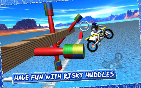 اسکرین شات 3 بازی Wipeout Bike Stunts 3D