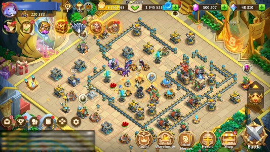 اسکرین شات 1 بازی Castle Clash: World Ruler