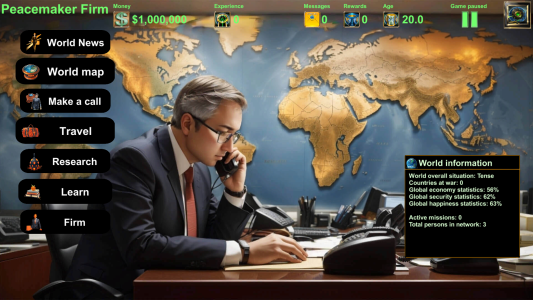 اسکرین شات 1 بازی World Diplomat