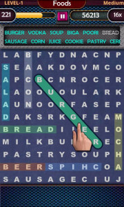 اسکرین شات 1 بازی Word Swipe : Word Search