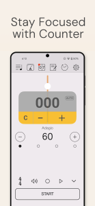 اسکرین شات 3 برنامه Smart Metronome & Tuner