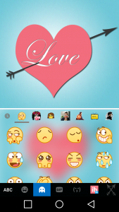 اسکرین شات 3 برنامه Pink Love Keyboard Theme