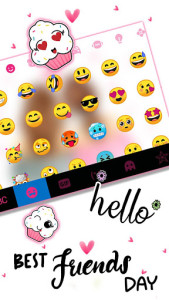 اسکرین شات 3 برنامه Best Friends Day Keyboard Background