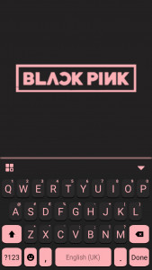 اسکرین شات 5 برنامه Black Pink Blink Keyboard Back