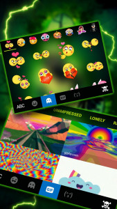 اسکرین شات 4 برنامه Creepy Devil Smile Keyboard Theme