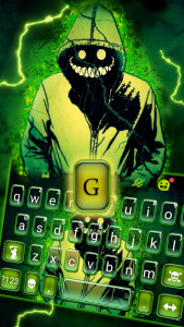 اسکرین شات 2 برنامه Creepy Devil Smile Keyboard Theme