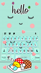 اسکرین شات 3 برنامه Cute Sweet Face Theme