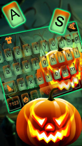 اسکرین شات 2 برنامه Evil Halloween Keyboard Theme