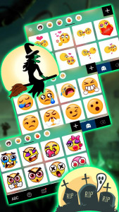 اسکرین شات 4 برنامه Evil Halloween Keyboard Theme