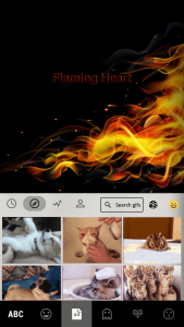 اسکرین شات 5 برنامه Flaming Heart Theme