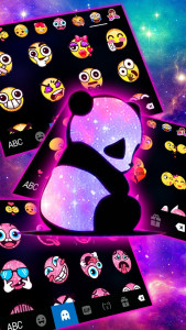 اسکرین شات 4 برنامه Galaxy Baby Panda2 Theme