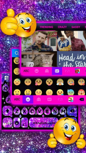 اسکرین شات 4 برنامه Galaxy Drop Heart Theme