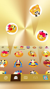 اسکرین شات 2 برنامه keyboard - Gold Galaxy S7 Edge