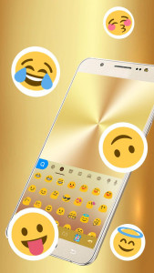 اسکرین شات 1 برنامه keyboard - Gold Galaxy S7 Edge