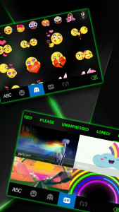اسکرین شات 4 برنامه Green Glass Tech Theme