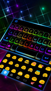 اسکرین شات 2 برنامه LED Cool Keyboard-RGB Keyboard Background