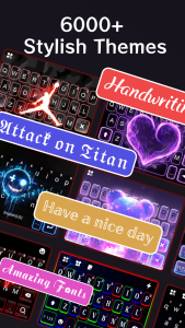 اسکرین شات 1 برنامه Neon Red Heartbeat Theme