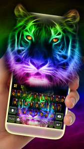 اسکرین شات 3 برنامه Neon Tiger Theme