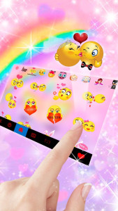 اسکرین شات 3 برنامه Rainbow Rose Unicorn Theme