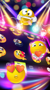 اسکرین شات 3 برنامه Sparkle Neon LED Lights Themes