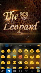 اسکرین شات 3 برنامه Amazing Leopard  Keyboard Theme
