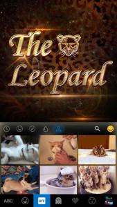 اسکرین شات 5 برنامه Amazing Leopard  Keyboard Theme