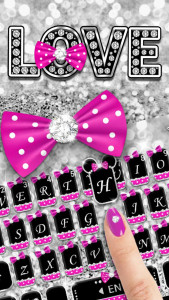 اسکرین شات 2 برنامه Minny Bowknot Theme