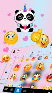 اسکرین شات 3 برنامه Unicorn Panda Theme